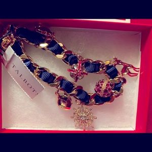 Talbots Christmas Charm Bracelet